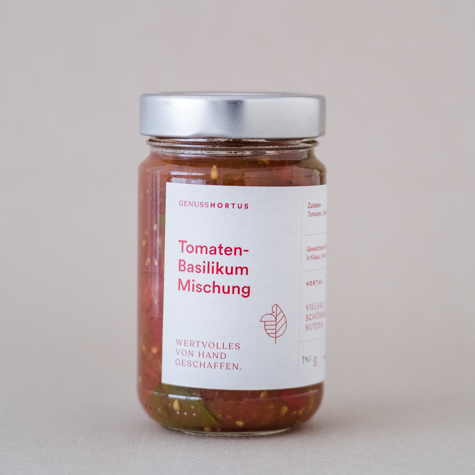 Tomaten mit Basilikum